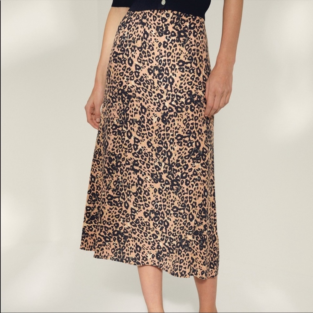 Aritzia Cheetah Skirt